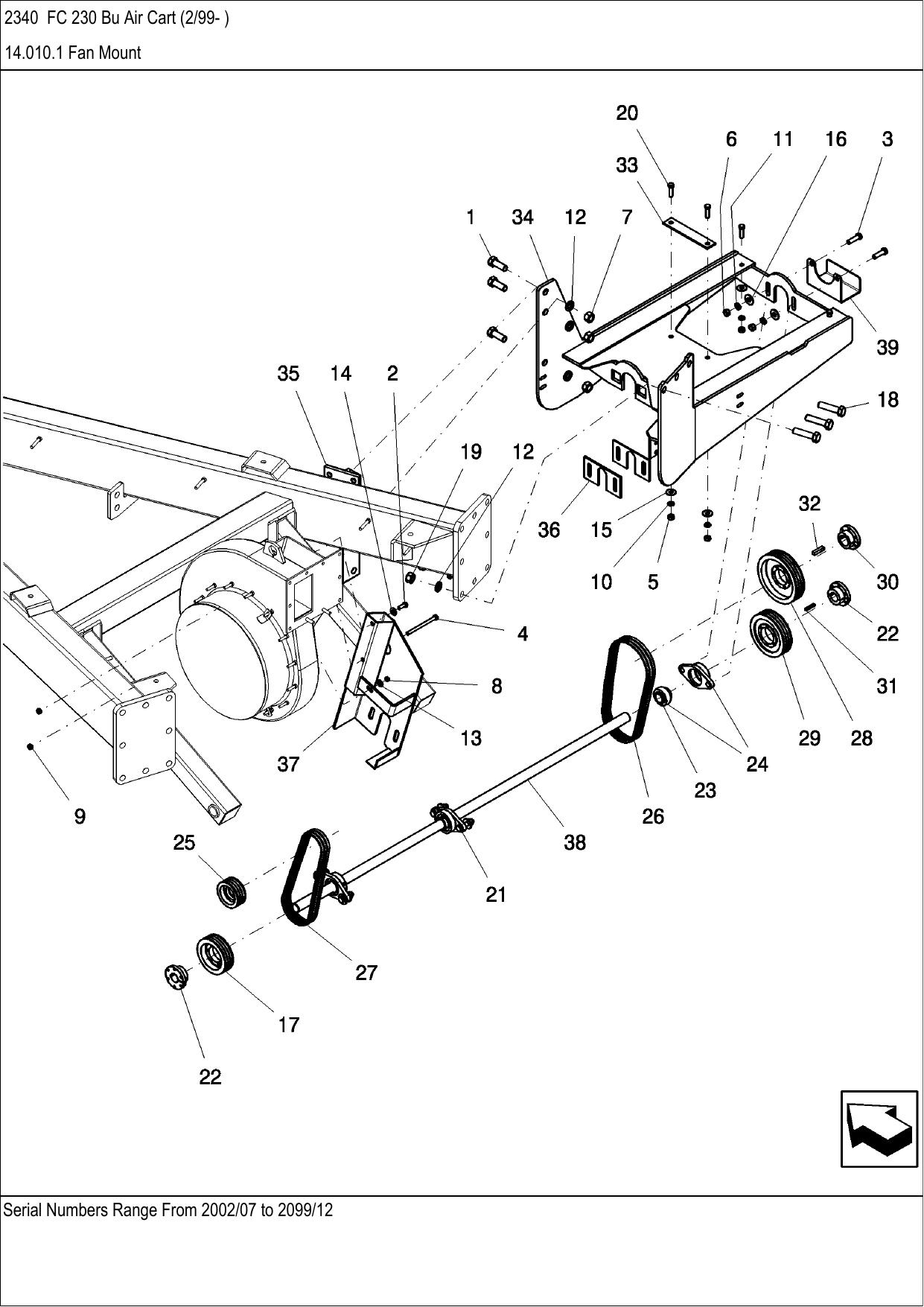 2340 FC 230 Bu Air Cart PARTS